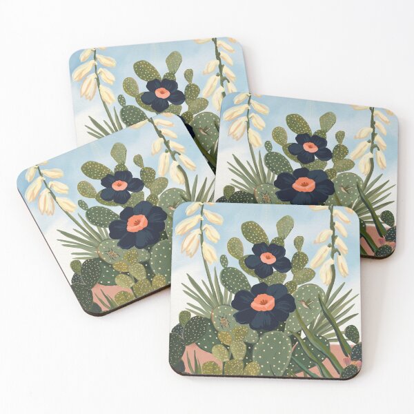 Item preview, Vintage Painted Desert Garden Digital Poster designed and sold by STTrillionTEES.
