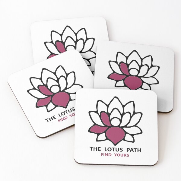 Item preview, The Lotus Path - Find Yours designed and sold by The Bold Line Studio.
