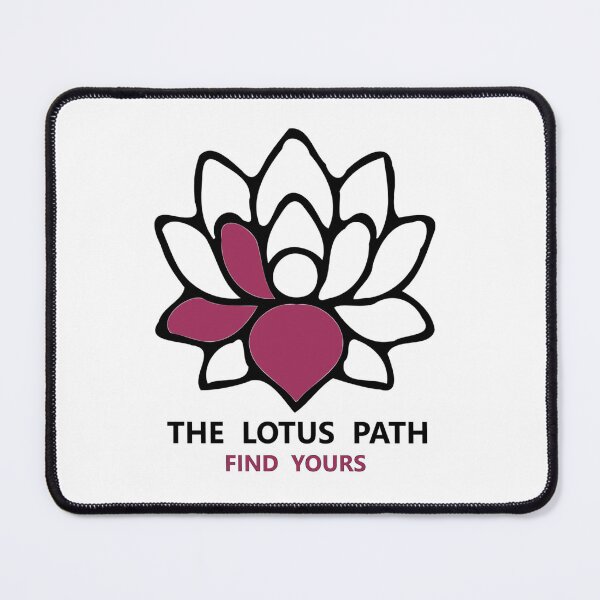 Item preview, The Lotus Path - Find Yours designed and sold by The Bold Line Studio.