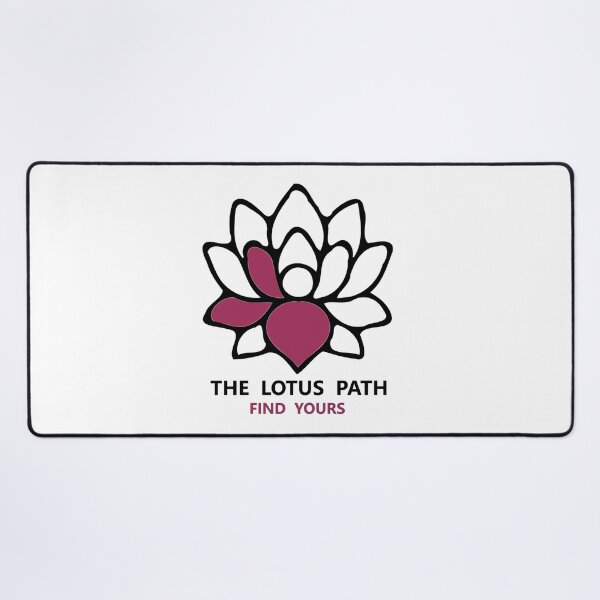 Item preview, The Lotus Path - Find Yours designed and sold by The Bold Line Studio.