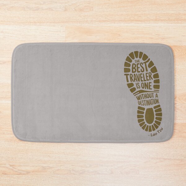 Item preview, Hiking quote. The best traveler is one without a destination. Lao Tzu designed and sold by TeeArtWorld.