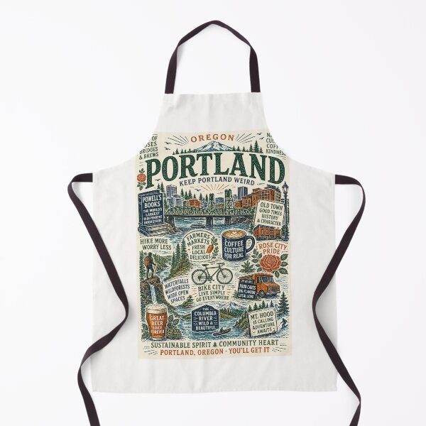 Item preview, Portland Oregon Rose City Mount Hood Pacific Northwest Travel designed and sold by Places On Earth.