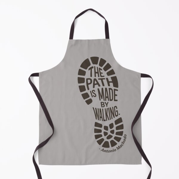 Item preview, Hiking quote, hiking boot footprint. The path is made by walking designed and sold by TeeArtWorld.