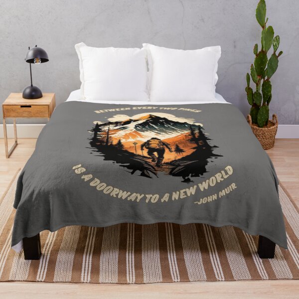 Item preview, Between every two pines is a doorway to a new world. Hiking Mountain Quote designed and sold by TeeArtWorld.