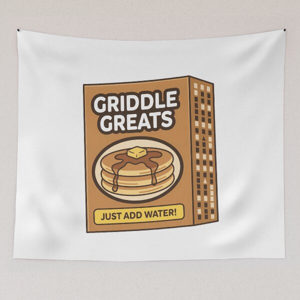 Item preview, Retro Food Griddle Greats Pancake Mix Box designed and sold by k3rstman1.