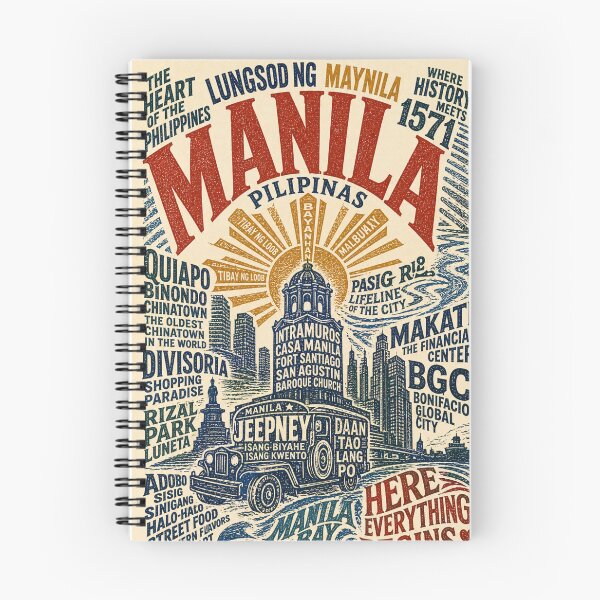 Item preview, Manila Philippines Intramuros Jeepney Pasig River Cityscape designed and sold by Places On Earth.