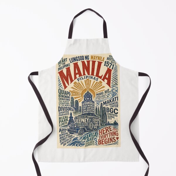 Item preview, Manila Philippines Intramuros Jeepney Pasig River Cityscape designed and sold by Places On Earth.