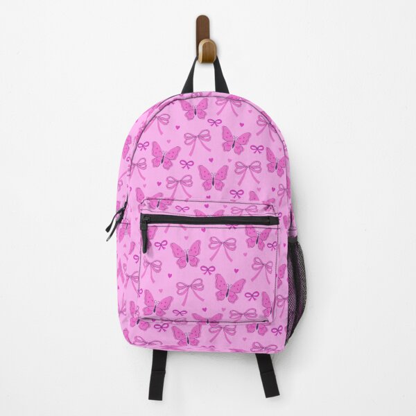 Item preview, pink bows, butterflies, and hearts designed and sold by burbura.