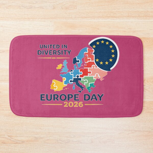Item preview, Europe Day 2026 United in Diversity – Modern Minimalist European Unity Art | Europe Gift designed and sold by irfanshikh.