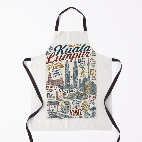Item preview, Kuala Lumpur Malaysia Petronas Towers KLCC City Skyline Typography designed and sold by Places On Earth.