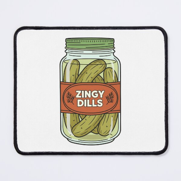 Item preview, Vintage Zingy Dills Pickle Jar Retro Food designed and sold by k3rstman1.