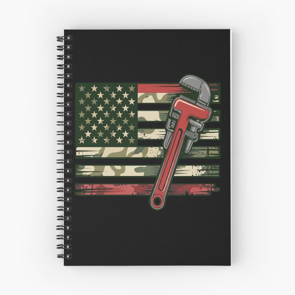 Item preview, Patriotic American Plumber Pipe Wrench Camo Flag designed and sold by haitrieuic96.