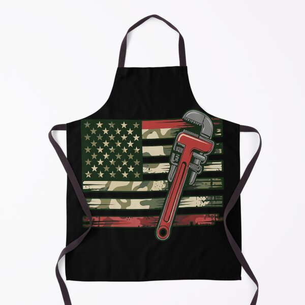 Item preview, Patriotic American Plumber Pipe Wrench Camo Flag designed and sold by haitrieuic96.
