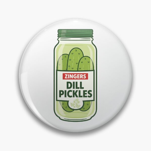 Item preview, Retro Food Zingers Dill Pickles Jar designed and sold by k3rstman1.