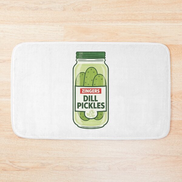Item preview, Retro Food Zingers Dill Pickles Jar designed and sold by k3rstman1.