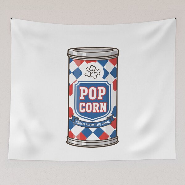 Item preview, Vintage Popcorn Tin Retro Food Snack designed and sold by k3rstman1.