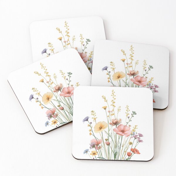 Artikelvorschau, Colorful Meadow Wildflower Bouquet – Elegant Botanical Floral Illustration entworfen und verkauft von Phil Falkson.