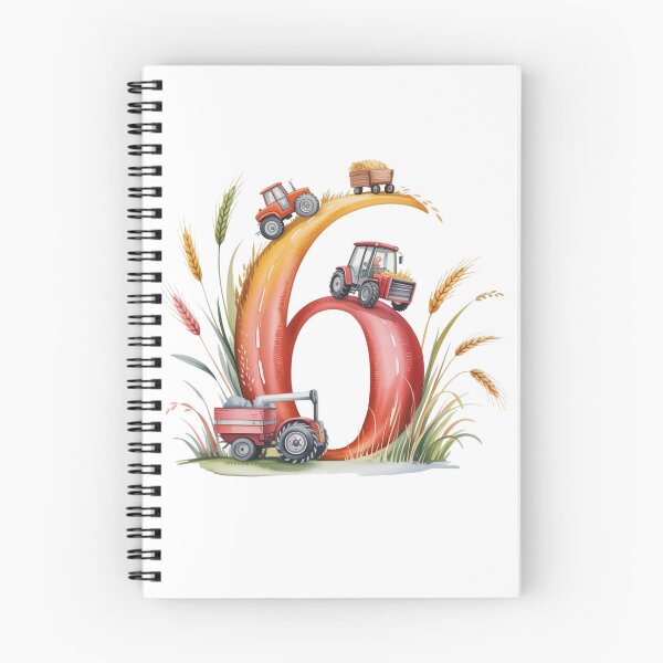 Item preview, Cute Farm Tractor Number 6 Kids designed and sold by HumanMess.