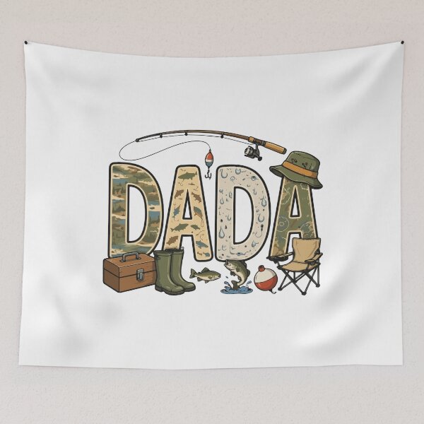 Item preview, Dada Of The Big One Fishing OFishAlly First Birthday Design designed and sold by kiralynstration.