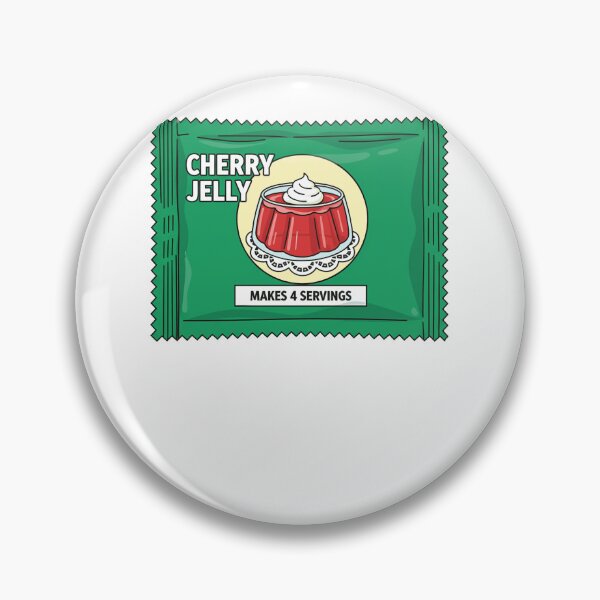 Item preview, Retro Food Cherry Jelly Gelatin Pouch designed and sold by k3rstman1.