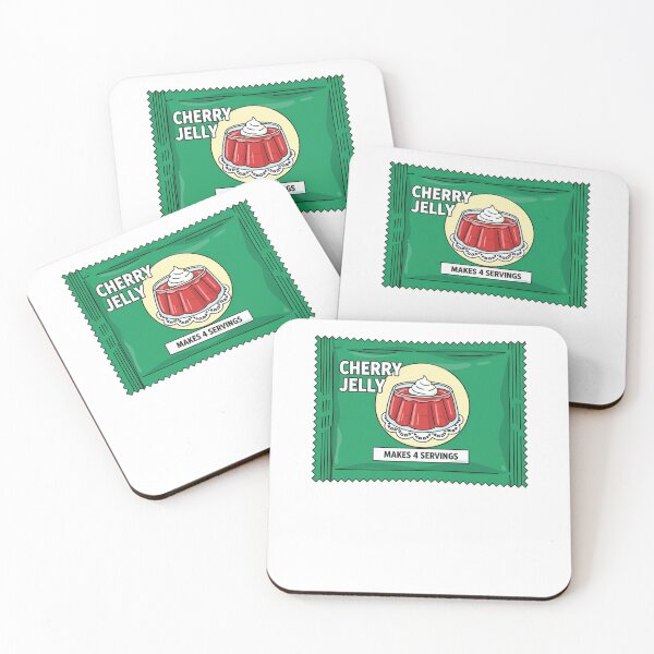 Item preview, Retro Food Cherry Jelly Gelatin Pouch designed and sold by k3rstman1.