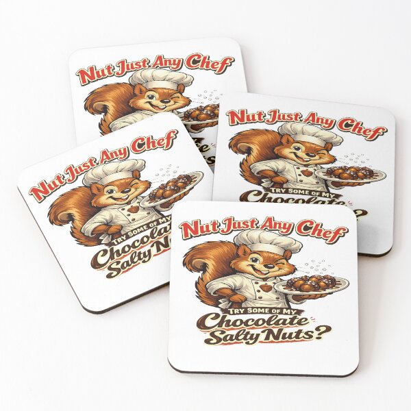 Item preview, Nut Just Any Chef – Chocolate Salty Nuts designed and sold by SecretSquirrellDesigns.