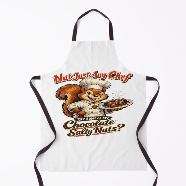 Item preview, Nut Just Any Chef – Chocolate Salty Nuts designed and sold by SecretSquirrellDesigns.