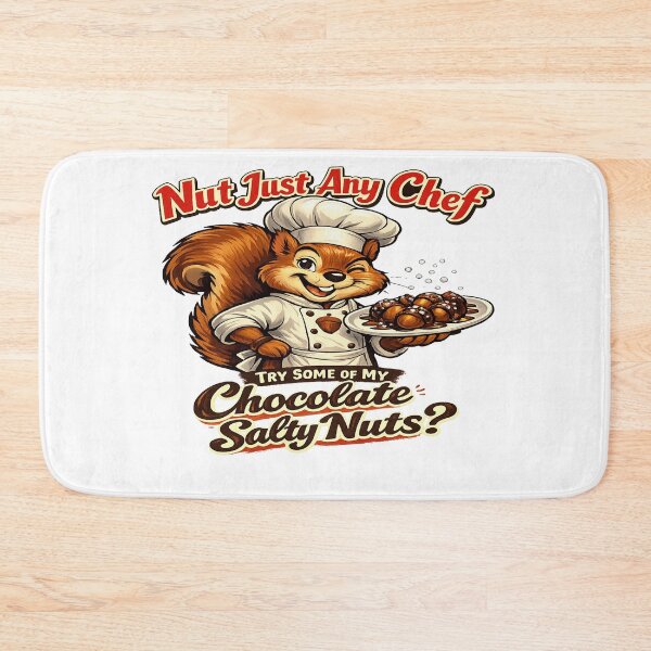 Item preview, Nut Just Any Chef – Chocolate Salty Nuts designed and sold by SecretSquirrellDesigns.