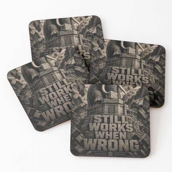 Item preview, Founder Build Endure Elephant Industrial Brutalist Art Print designed and sold by SavannaStrikes.