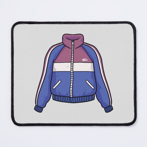 Item preview, Vintage Retro Blue Red Track Jacket designed and sold by Anne97s.