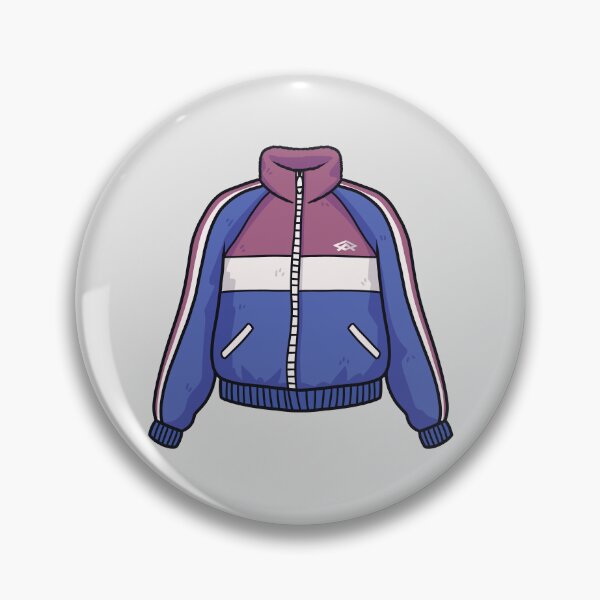 Item preview, Vintage Retro Blue Red Track Jacket designed and sold by Anne97s.