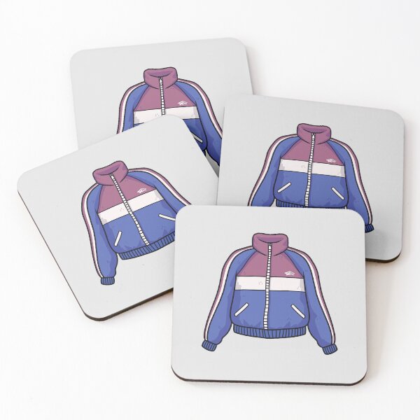 Item preview, Vintage Retro Blue Red Track Jacket designed and sold by Anne97s.