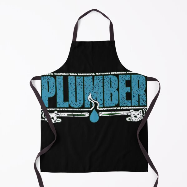 Item preview, Vintage Plumber Typography Design with Pipe Wrenches and Water Drop designed and sold by haitrieuic96.