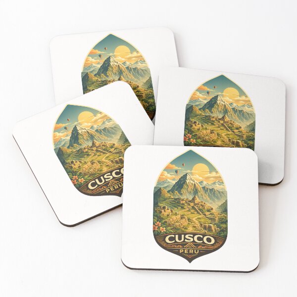 Item preview, Cusco Peru Machu Picchu Andes Mountain Sunrise Travel Landmark designed and sold by Places On Earth.