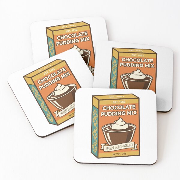 Item preview, Vintage Chocolate Pudding Mix Box Retro Food Style designed and sold by k3rstman1.
