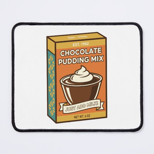 Item preview, Vintage Chocolate Pudding Mix Box Retro Food Style designed and sold by k3rstman1.