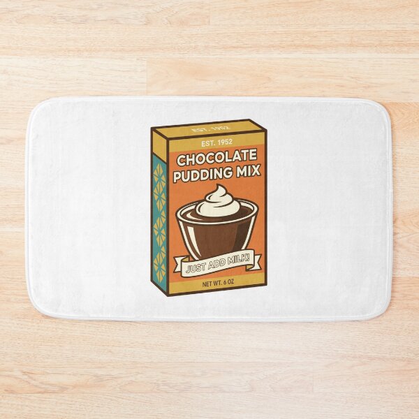 Item preview, Vintage Chocolate Pudding Mix Box Retro Food Style designed and sold by k3rstman1.