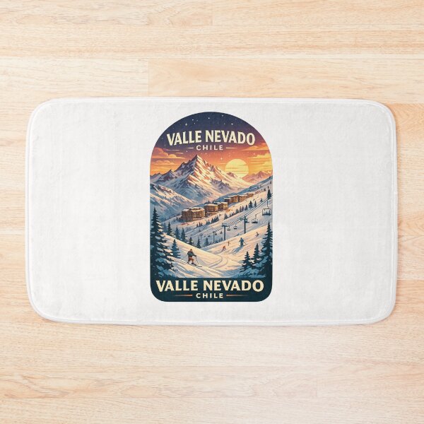 Item preview,  Valle Nevado Chile Andes Ski Resort Snow Mountain Sunset Adventure designed and sold by Places On Earth.
