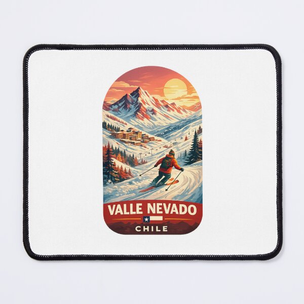 Item preview, Valle Nevado Chile Skiing Andes Peaks Winter Alpine Landscape designed and sold by Places On Earth.