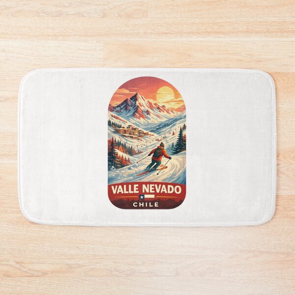 Item preview, Valle Nevado Chile Skiing Andes Peaks Winter Alpine Landscape designed and sold by Places On Earth.