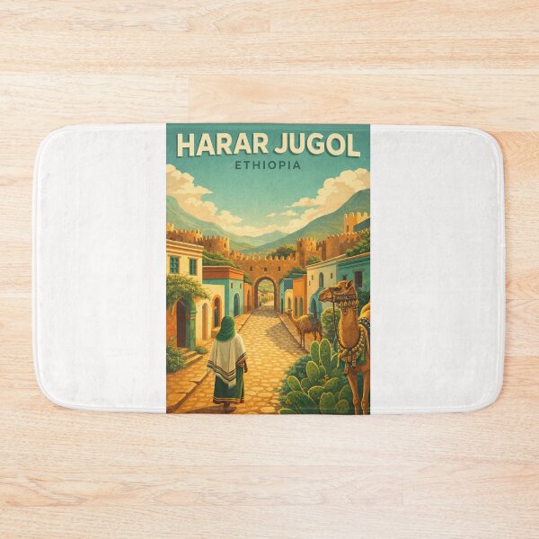 Item preview, Harar Jugol Ethiopia Ancient Harari Streets Horn of Africa Culture designed and sold by Places On Earth.