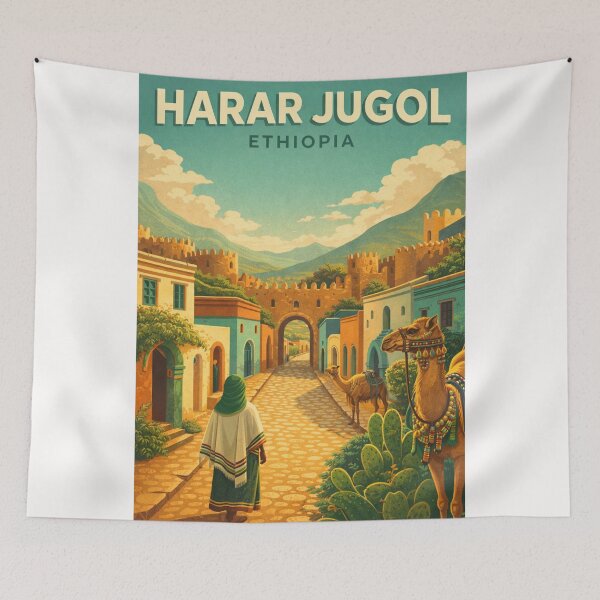 Item preview, Harar Jugol Ethiopia Ancient Harari Streets Horn of Africa Culture designed and sold by Places On Earth.
