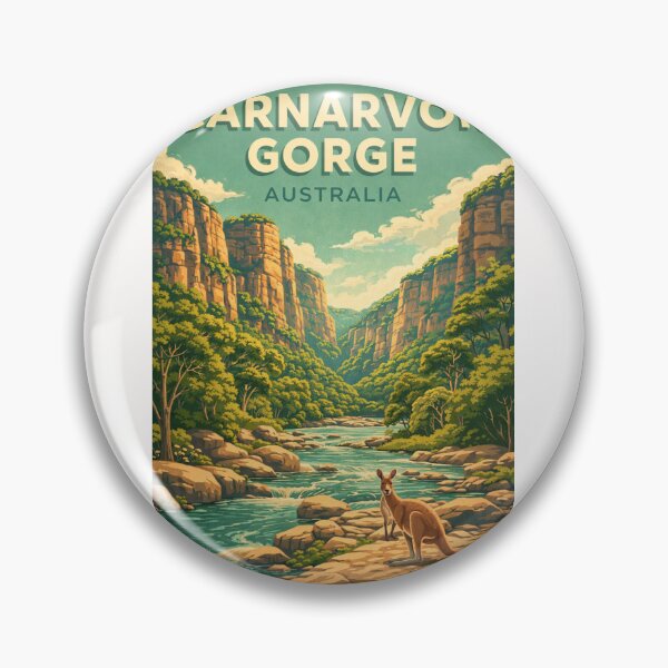 Item preview, Carnarvon Gorge Australia Queensland Outback Canyon River Landscape designed and sold by Places On Earth.