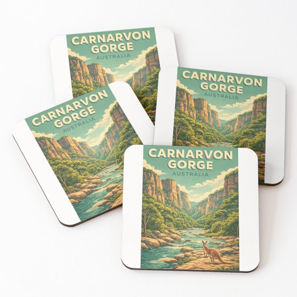 Item preview, Carnarvon Gorge Australia Queensland Outback Canyon River Landscape designed and sold by Places On Earth.