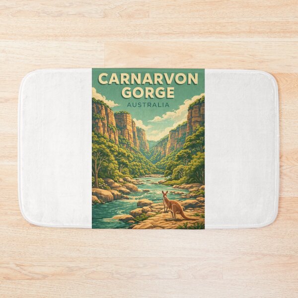 Item preview, Carnarvon Gorge Australia Queensland Outback Canyon River Landscape designed and sold by Places On Earth.