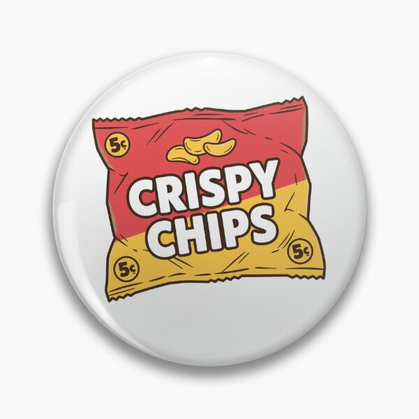 Item preview, Retro Food Crispy Chips Vintage Snack Bag designed and sold by k3rstman1.