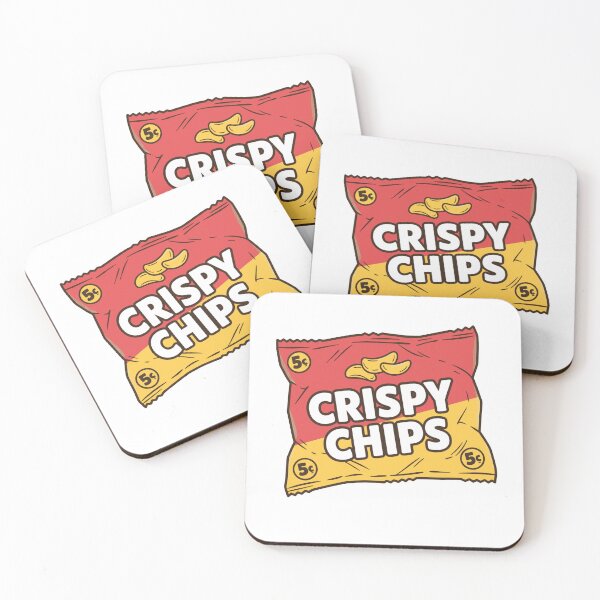 Item preview, Retro Food Crispy Chips Vintage Snack Bag designed and sold by k3rstman1.