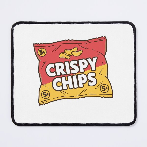 Item preview, Retro Food Crispy Chips Vintage Snack Bag designed and sold by k3rstman1.