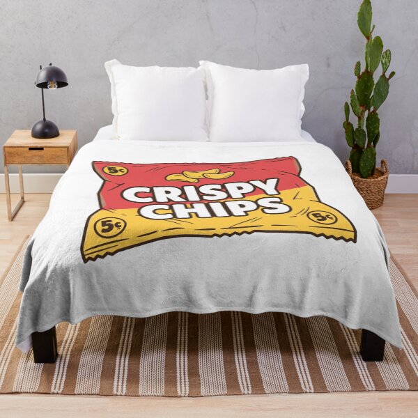 Item preview, Retro Food Crispy Chips Vintage Snack Bag designed and sold by k3rstman1.