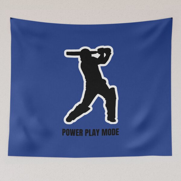Item preview, Cricket Batsman Silhouette | Straight Bat Straight Talk Quote | Cricket Fan Art designed and sold by Crick-Art.